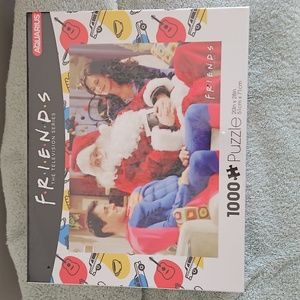 "Friends" 1000-piece puzzle w/Monica, Joey and Santa - NWT 20x28 inches